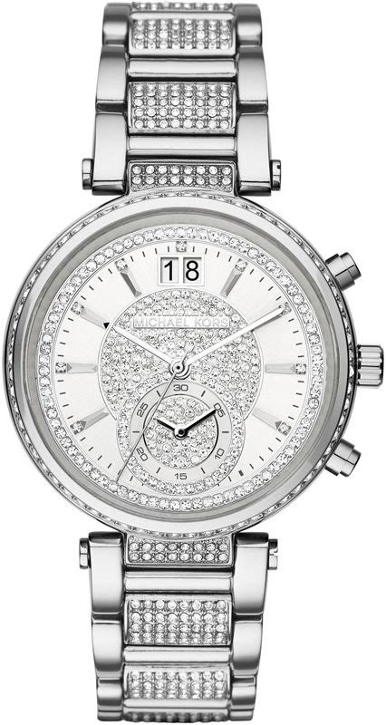 Women's Michael Kors Sawyer Chronograph Glitz Watch MK6281